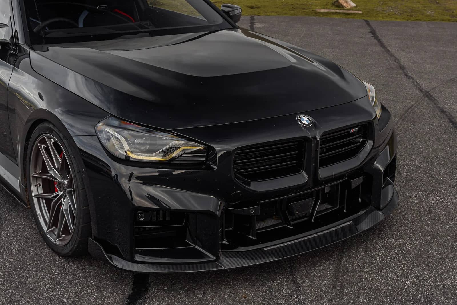 Kies-Motorsports IND Distribution TREVORA G87 M2 Carbon Front Splitter with Winglets