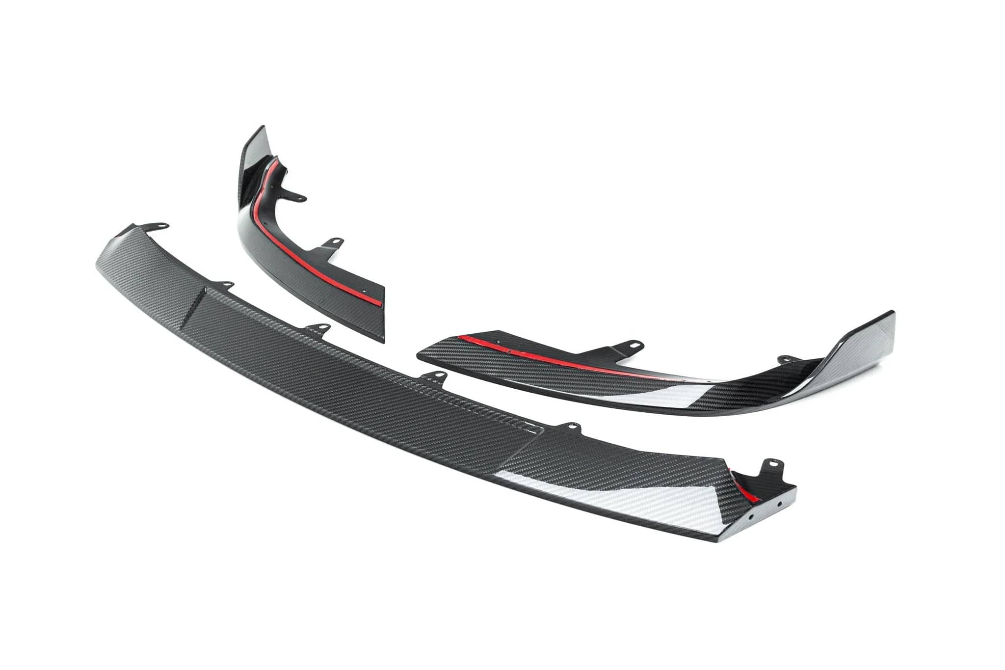 Kies-Motorsports IND Distribution TREVORA G87 M2 Carbon Front Splitter with Winglets