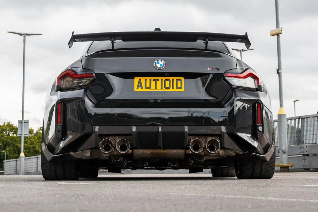 Kies-Motorsports IND Distribution TREVORA G87 M2 Carbon Rear Bumper Winglet Set
