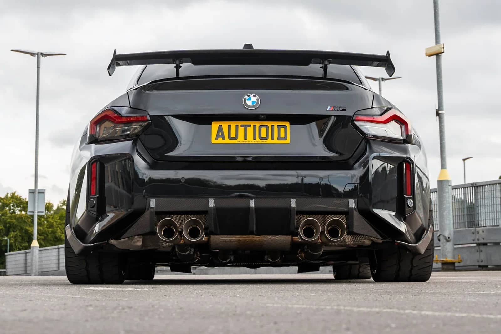 Kies-Motorsports IND Distribution TREVORA G87 M2 Carbon Rear Bumper Winglet Set