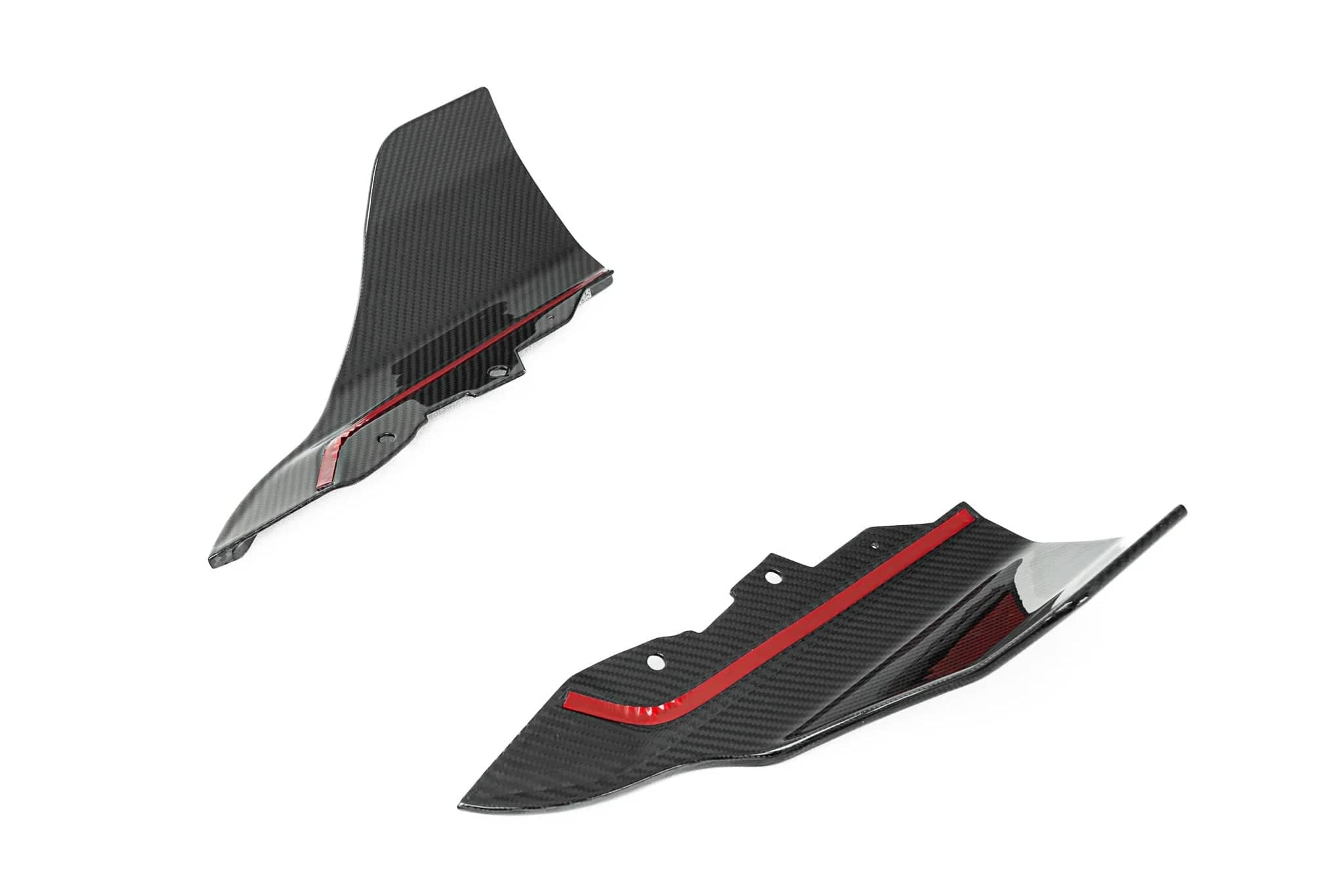 Kies-Motorsports IND Distribution TREVORA G87 M2 Carbon Rear Bumper Winglet Set