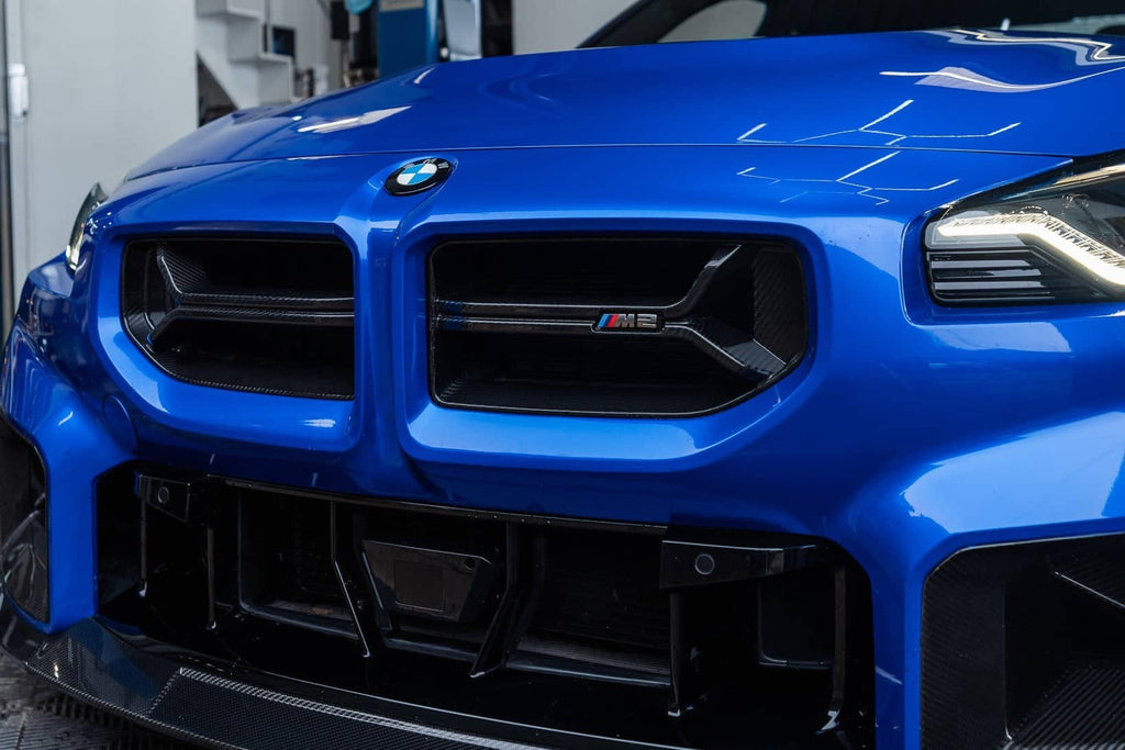 Kies-Motorsports IND Distribution TREVORA G87 M2 Pre-Preg Carbon Fiber CSL Front Grilles