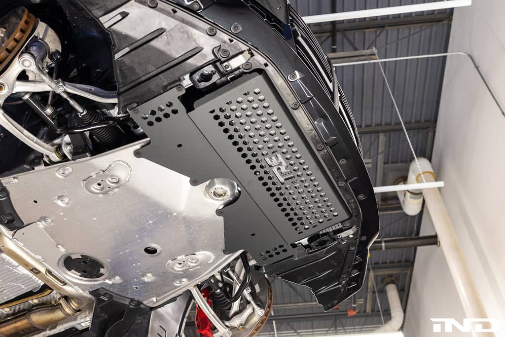 Kies-Motorsports IND Distribution TREVORA G8X M2 / M3 / M4 Metal Skid Plate and Arch Clearance Kit