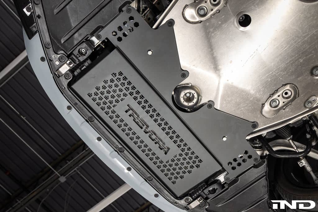 Kies-Motorsports IND Distribution TREVORA G8X M2 / M3 / M4 Metal Skid Plate Under Tray (Oil Cooler Guard)