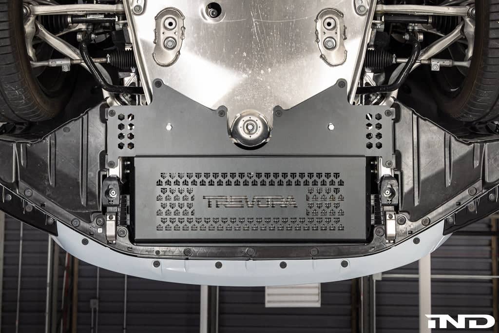 Kies-Motorsports IND Distribution TREVORA G8X M2 / M3 / M4 Metal Skid Plate Under Tray (Oil Cooler Guard)