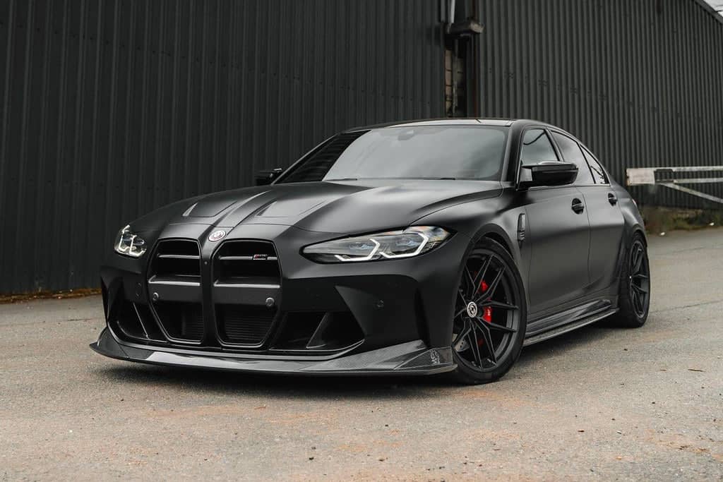 Kies-Motorsports IND Distribution TREVORA G8X M3 / M4 Carbon Fiber PR-1 Front Splitter
