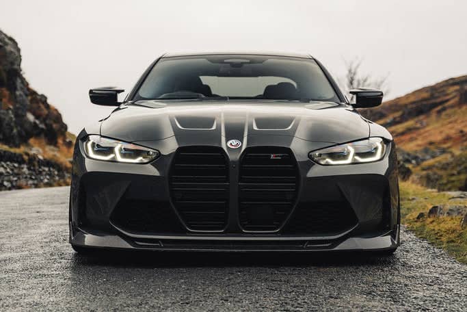TREVORA G8X M3 / M4 Pre-Preg Carbon Fiber ID-01 Front Splitter Secondary image