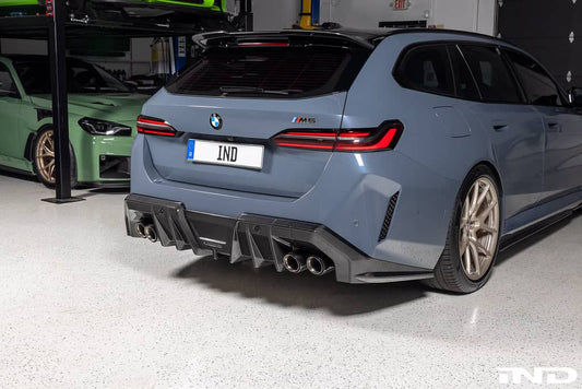 Kies-Motorsports IND Distribution TREVORA G90 / G99 M5 Carbon Fiber PR-1 Rear Diffuser