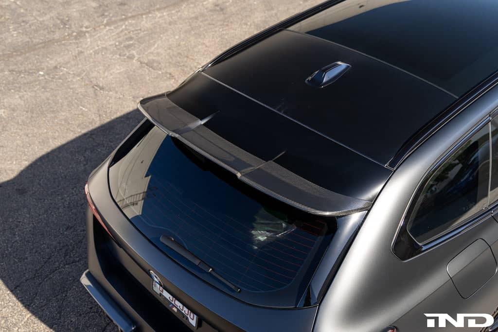 Kies-Motorsports IND Distribution TREVORA G99 M5 Carbon Fiber PR-1 Rear Roof Spoiler
