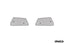 Kies-Motorsports IND Distribution Zunsport G20 M340i Pre-LCI Front Lower Grille Set - Outer 2 Piece Set