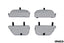 Kies-Motorsports IND Distribution Zunsport G8X M3 / M4 Vorsteiner Aero Front Grille Mesh Set Without Adaptive Cruise Control