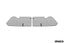 Kies-Motorsports IND Distribution Zunsport G90 / G99 M5 Front Lower Center Grille Set