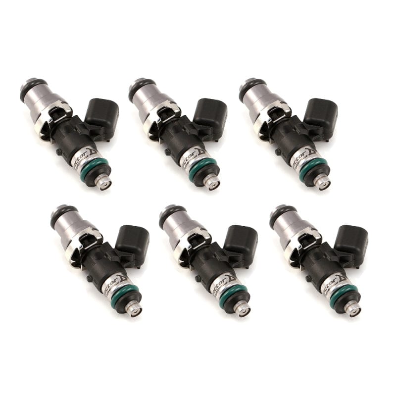 Kies-Motorsports Injector Dynamics Injector Dynamics 1340cc Injectors - 48mm Length - 14mm Grey Top - 14mm Lower O-Ring (Set of 6)