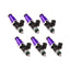Kies-Motorsports Injector Dynamics Injector Dynamics 1340cc Injectors - 60mm Length - 14mm Purple Top - 14mm Lower O-Ring (Set of 6)