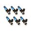 Kies-Motorsports Injector Dynamics Injector Dynamics ID1050X Injectors 11mm (Blue) Adaptor Tops Denso Lower Cushions (Set of 6)