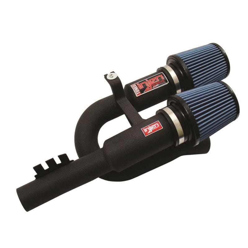 Kies-Motorsports Injen Injen 07-09 335i E92 / 08-09 135i E82 3.0L L6 Twin intake Wrinkle Black Short Ram Intake Main image