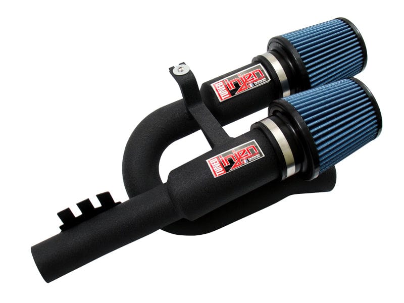 Injen 07-09 335i E92 / 08-09 135i E82 3.0L L6 Twin intake Wrinkle Black Short Ram Intake Secondary image