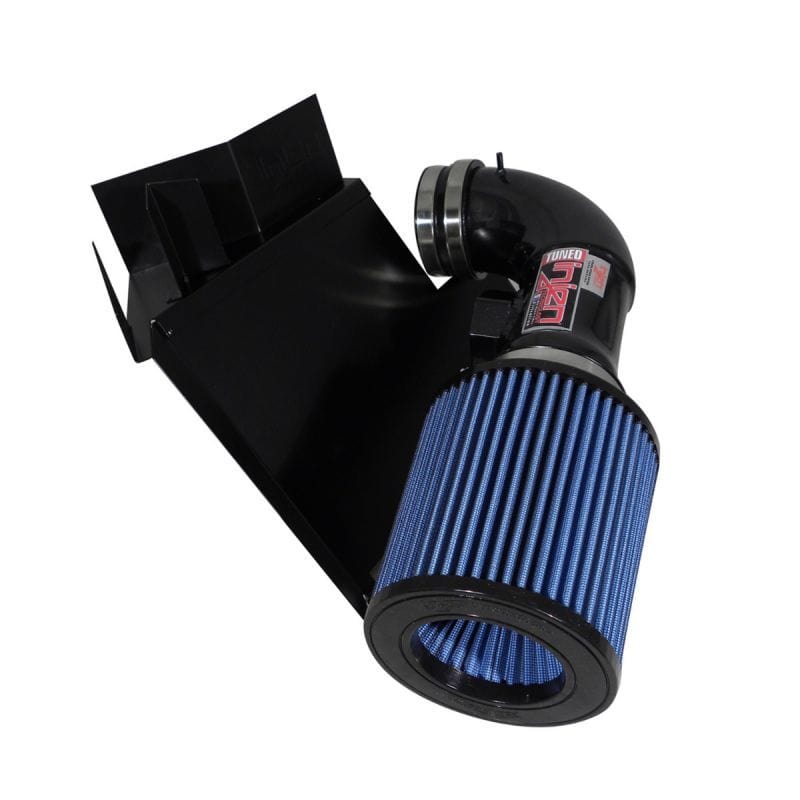 Injen 08-09 128i E82 / 07-09 328i E92 / 2006 330i E92 3.0L 6 Cyl. (Includes Heat Shield) Black Short Secondary image
