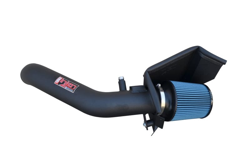 Kies-Motorsports Injen Injen 12-13 BMW 335i (N55) 3.0L L6 (turbo) AUTO TRANS ONLY Wrinkle Black Short Ram Intake w/ MR Tech Main image