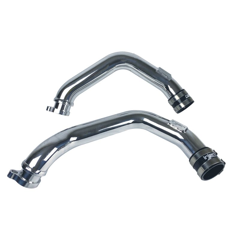 Kies-Motorsports Injen Injen 15-16 BMW M3 (F80) L6 Twin Turbo Polished Intercooler Charge Pipe w/ 1/8in Female NPT Bungs Main image