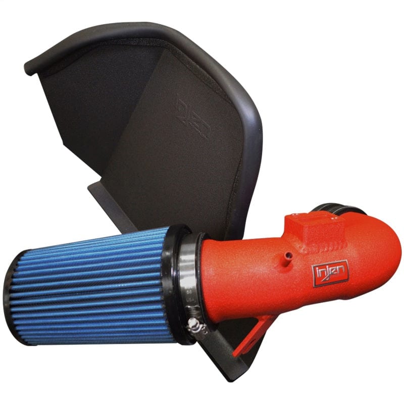 Injen 16-18 BMW 330i B48 2.0L (t) Wrinkle Red Cold Air Intake Secondary image