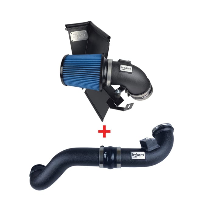 Kies-Motorsports Injen Injen 19-20 BMW Z4 / 2020 Toyota Supra 3.0L Turbo Intake and Charge Pipe Power Package - Wrinkle Black Main image