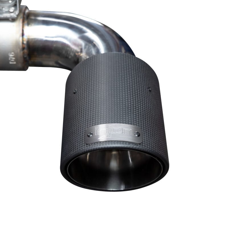 Injen 20-21 Toyota Supra 3.0L Turbo 6cyl SS Cat-Back Exhaust w/ Carbon Fiber Tips Secondary image