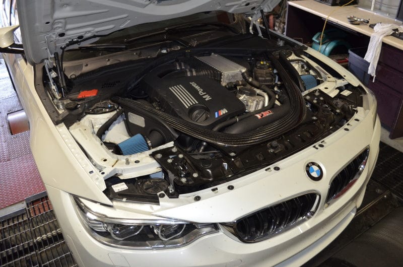 Injen 2015 M3/M4 3.0L Twin Turbo Wrinkle Red Short Ram 2pc. Intake System w/ MR Technology Secondary image