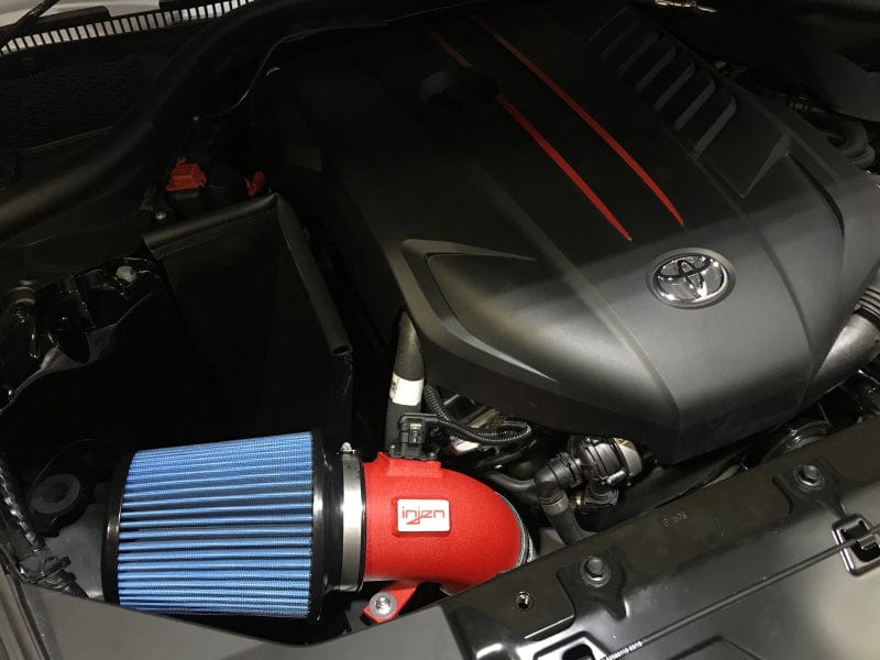 Kies-Motorsports Injen Injen 2020 Toyota Supra L6-3.0L Turbo (A90) SP Cold Air Intake System - Wrinkle Red