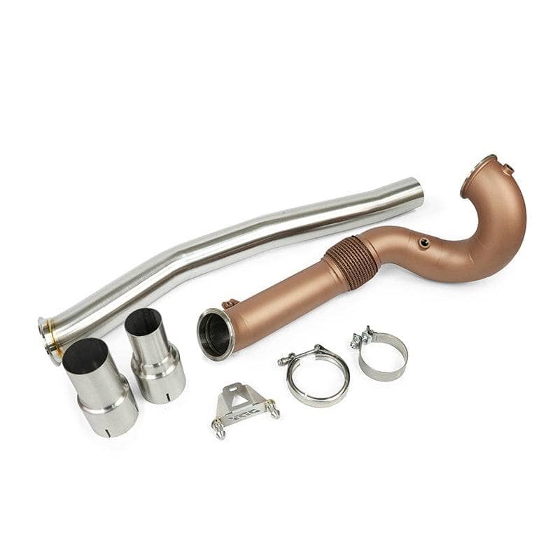 Kies-Motorsports JDY Performance JDY Freeflow Downpipe for Gen4 MQB Golf 8 R S3 8Y Ceramic Coating