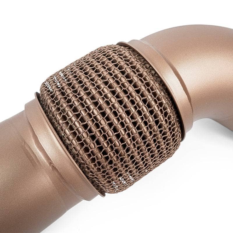 Kies-Motorsports JDY Performance JDY Freeflow Downpipe for Gen4 MQB Golf 8 R S3 8Y Ceramic Coating