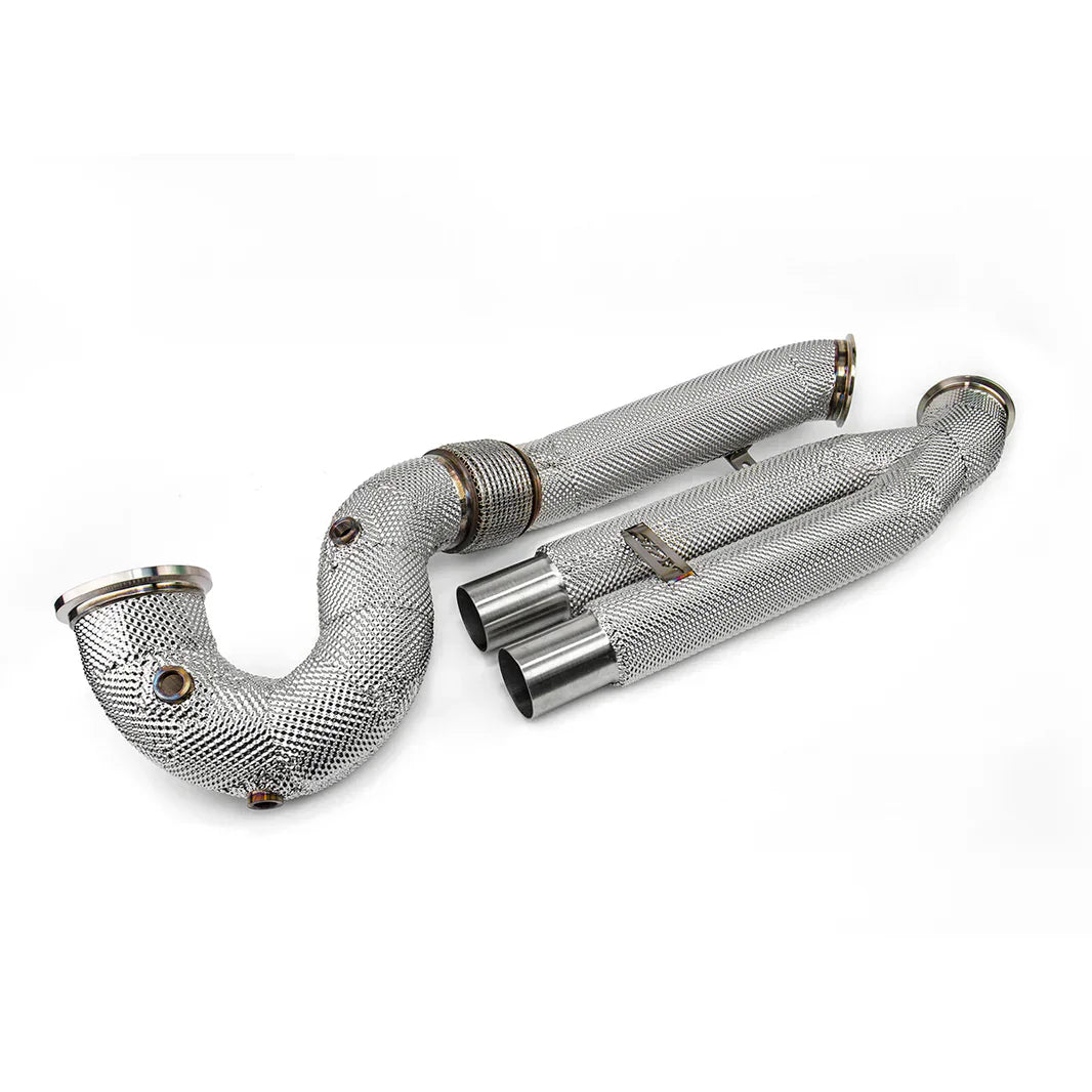 Kies-Motorsports JDY Performance JDY Performance Catless 102mm Turbo Outlet Downpipe For RS3 8V 8Y/TTRS 8S/RSQ3