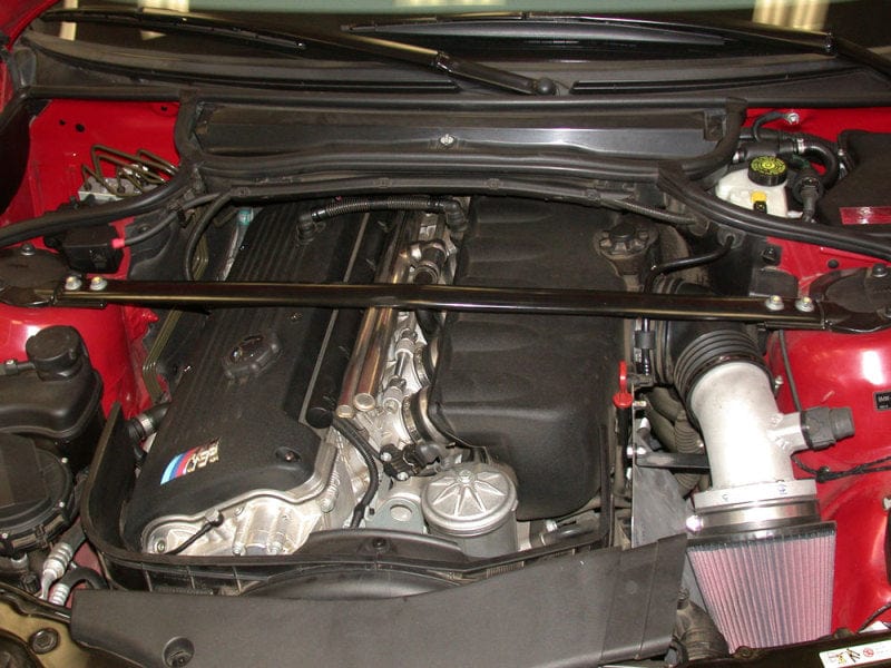 K&N 01-05 BMW M3 E46 Wrinkle Black Typhoon Short Ram Intake Secondary image