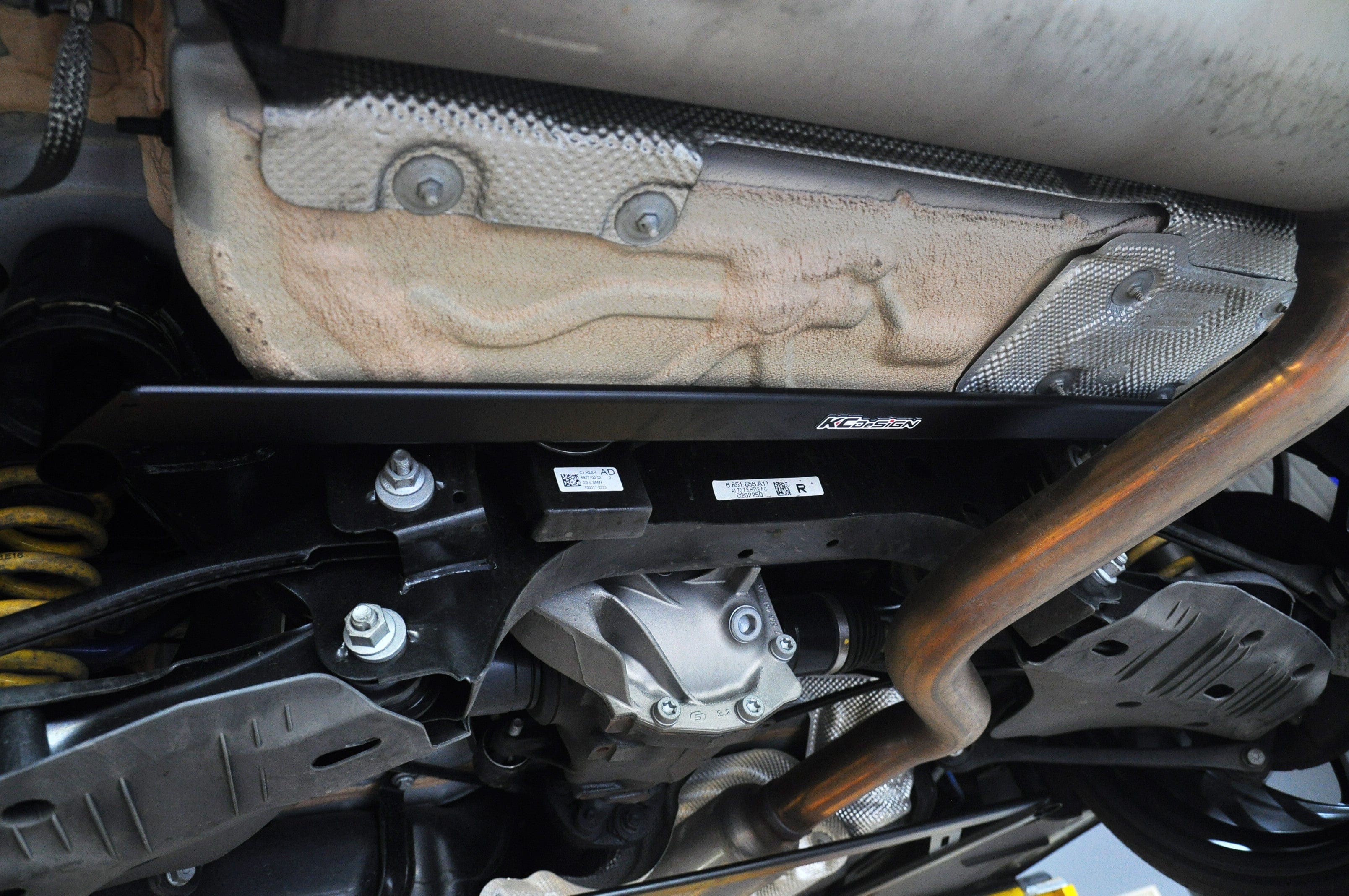 Kies-Motorsports KC Design KC Design  Rear Lower Bar (2-Point) - BMW F20/F21/F22/F30/F31/F32/F36