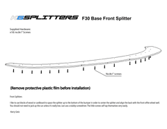 Kies-Motorsports KGSPLITTERS KGSPLITTERS BMW F30 Splitters *PRE-ORDER*