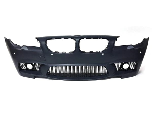 Kies Motorsports — front angle view of 2014-2016 BMWs (F10 5 Series) M5 Style Front Bumper Conversion LCI