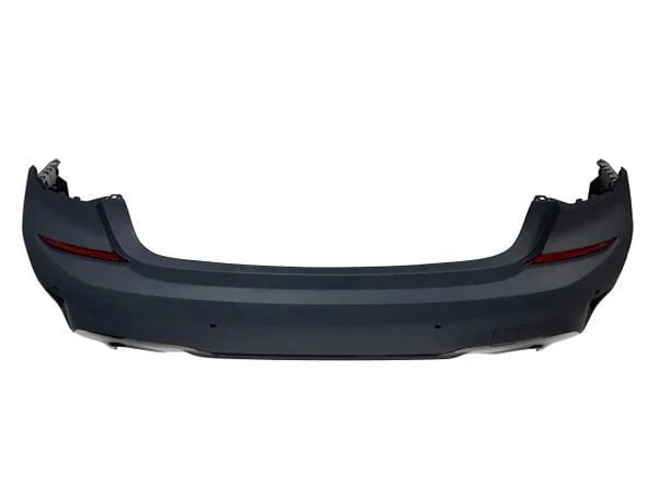Kies Motorsports — rear angle view of 2019-2022 BMW PRE-LCI G20 3 Series M-Sport Style Rear bumper with 4 PDC