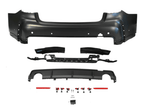 Kies Motorsports — installed on-vehicle shot of 2019-2022 BMW PRE-LCI G20 3 Series, M3 Style Rear Bumper