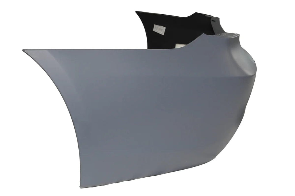Kies Motorsports — BMW E90 front bumper, installed on vehicle, rear three-quarter view, E90