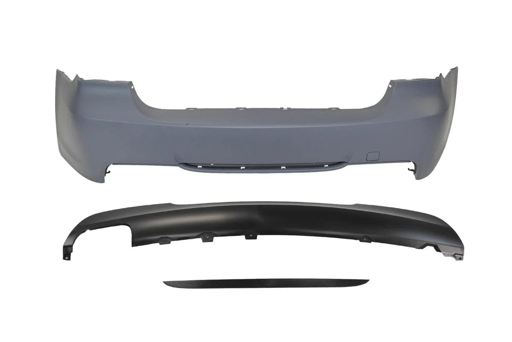Kies Motorsports — BMW E90 front bumper, texture and weave close-up, E90 front lip
