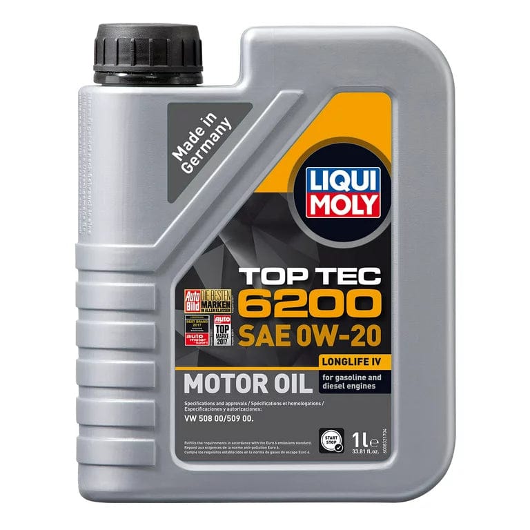 Kies-Motorsports Kies Bundles Liqui Moly Motor Oils - 5 Liter Bottles SAE 0W-20 Top Tec 6200