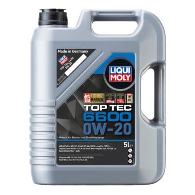 Kies-Motorsports Kies Bundles Liqui Moly Motor Oils - 5 Liter Bottles SAE 0W-20 Top Tec 6600