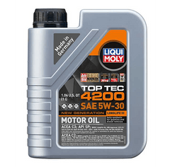 Kies-Motorsports Kies Bundles Liqui Moly Motor Oils - 5 Liter Bottles SAE 5W-30 Top Tec 4200