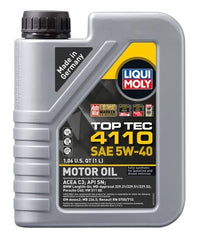 Kies-Motorsports Kies Bundles Liqui Moly Motor Oils - 5 Liter Bottles SAE 5W-40 Top Tec 4110