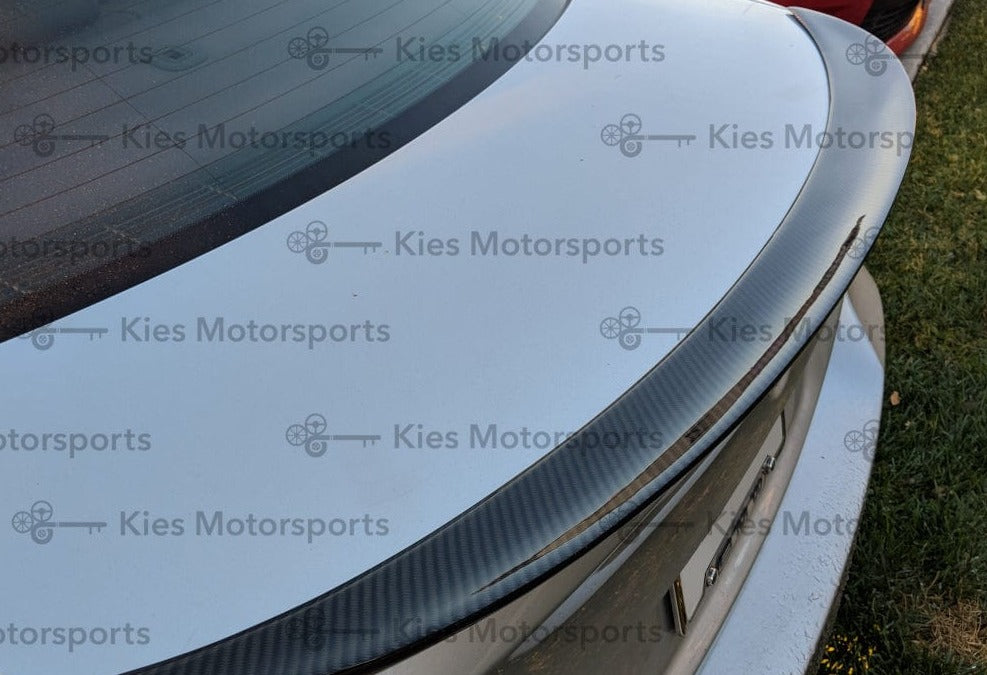 2004-2012 BMW 3 Series (E90) Performance Inspired Carbon Fiber Trunk Spoiler Secondary image