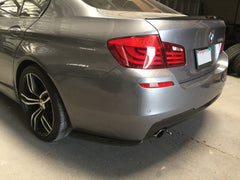 Kies-Motorsports Kies Carbon 2011-2016 BMW 5 Series (F10) Carbon Fiber Rear Bumper Splitters (Fits M5)