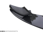 Kies Motorsports — Kies Carbon F10 front lip side profile showing splitter depth and aggressive styling