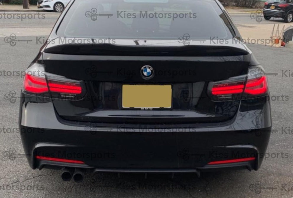 Kies-Motorsports Kies Carbon 2012-2018 BMW 3 Series (F30) / 2014+ BMW M3 (F80) PSM Inspired High Kick Carbon Fiber Trunk Spoiler