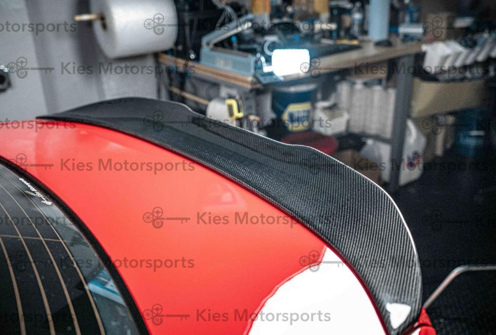 Kies-Motorsports Kies Carbon 2012-2018 BMW 3 Series (F30) / 2014+ BMW M3 (F80) PSM Inspired High Kick Carbon Fiber Trunk Spoiler