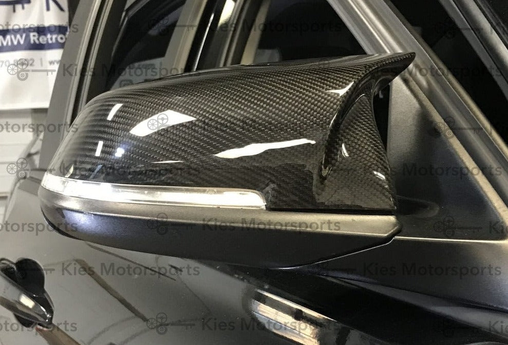 2012-2018 BMW 3 Series (F30) & BMW 4 Series (F32) M Style Dry Carbon Fiber Mirror Covers Secondary image